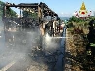 Incendio autobus